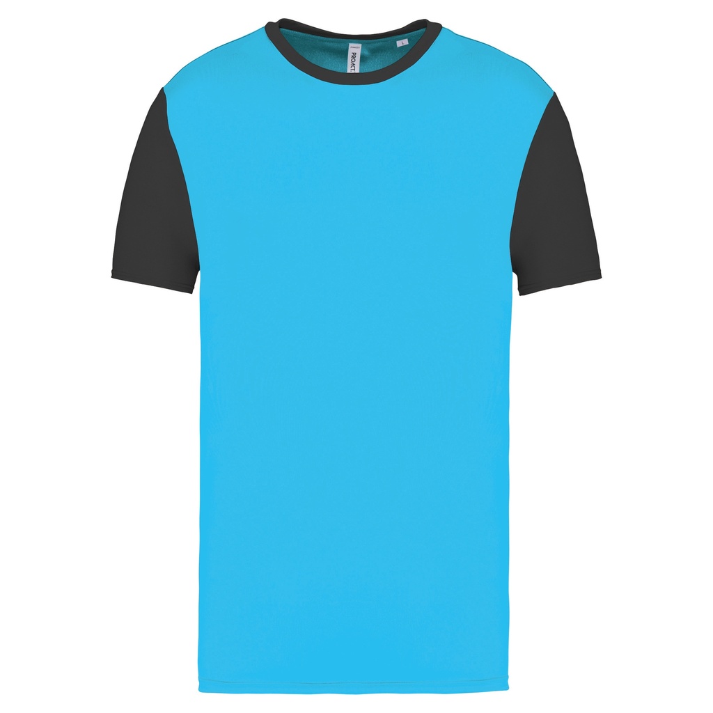 T-Shirt Unisex Turquoise/Dark Grey