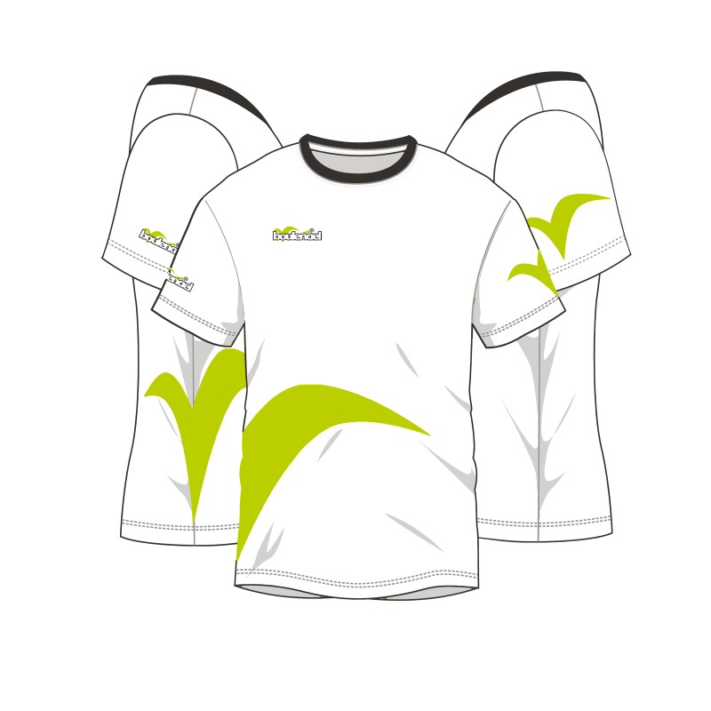 T-Shirt Boulenciel Blanc/Vert