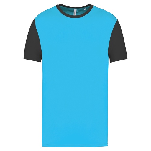 T-Shirt Unisex Turquoise/Dark Grey